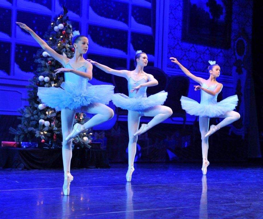 ballerinas in tutu's performing on stage