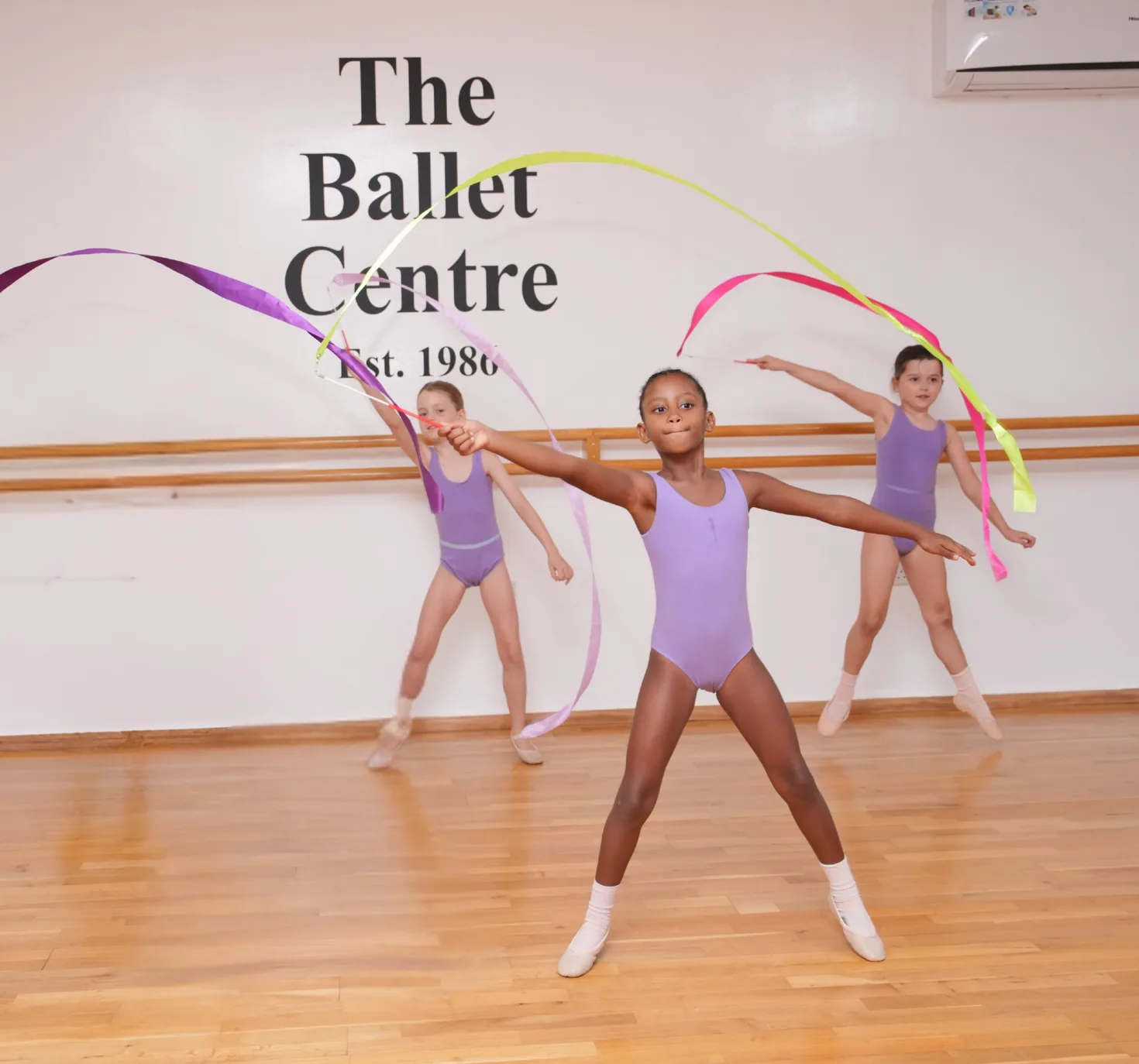 Ribbon work in a junior class