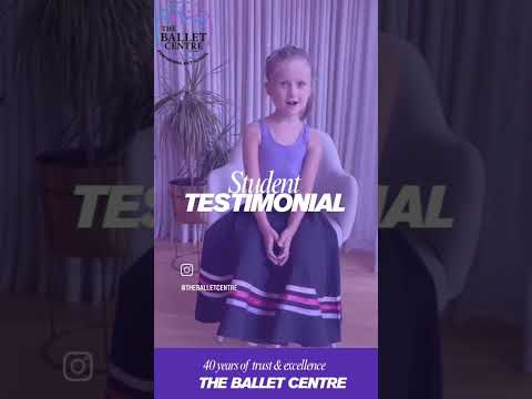 A testimonial filmed at The Ballet Centre
