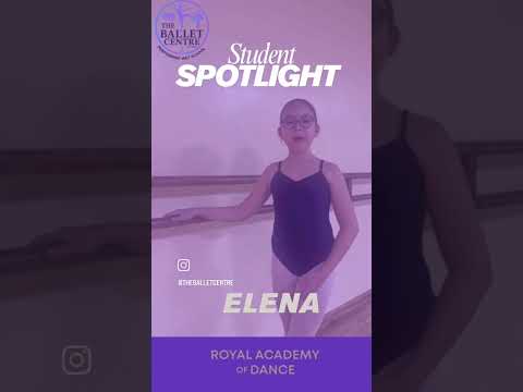 A testimonial filmed at The Ballet Centre